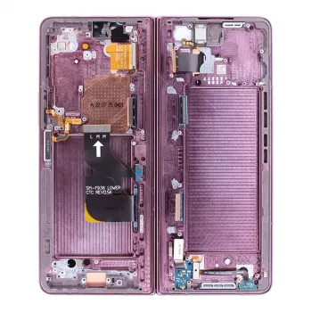 Galaxy Z Fold4 écran LCD tactile avec façade avant Burgundy