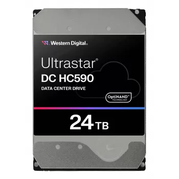 Disque dur WESTERN DIGITAL SAS 3,5 pouces 7200 rpm 24 To WUH722624AL5204 0F59373 Ultrastar DC HC590 0F59373