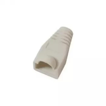 MicroConnect KON503W RJ45 strain relief boot, white, 50 pcs