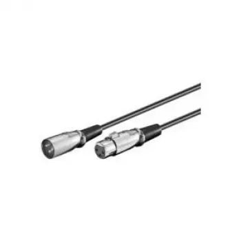 Câble audio Microconnect XLRMF2 2 m XLR (3 broches) noir