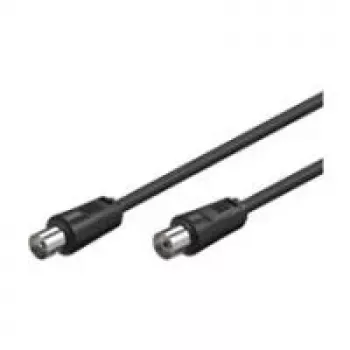 Câble d'antenne Wentronic Goobay 11563 fiche/prise IEC, 7,5 m, noir