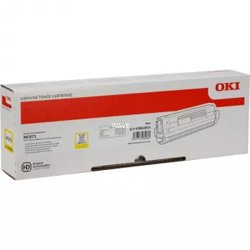 Toner OKI - 10 000 pages - Jaune
