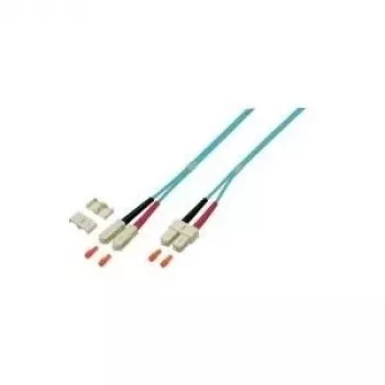 Câble patch fibre duplex EFB Elektronik O0318.20, SC-SC, OM4 50/125 µm, LSZH, 20 m, violet