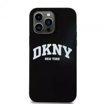 Coque rigide en silicone DKNY pour iPhone 16 Pro Max 6,9 inch avec MagSafe, noire