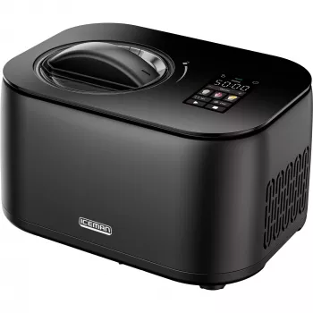 Sorbetière Chefman Iceman TRIO pour glace, yaourt glacé et glace italienne (RJ64-10-BLK-EU)