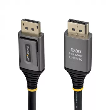 StarTech.com câble DisplayPort 2.1 DP80 0,5 m - DisplayPort mâle vers DisplayPort mâle - noir