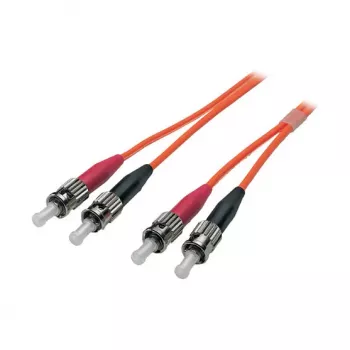 Câble de raccordement duplex EFB-Elektronik ST-ST OM2 3 m LSZH 3 mm orange
