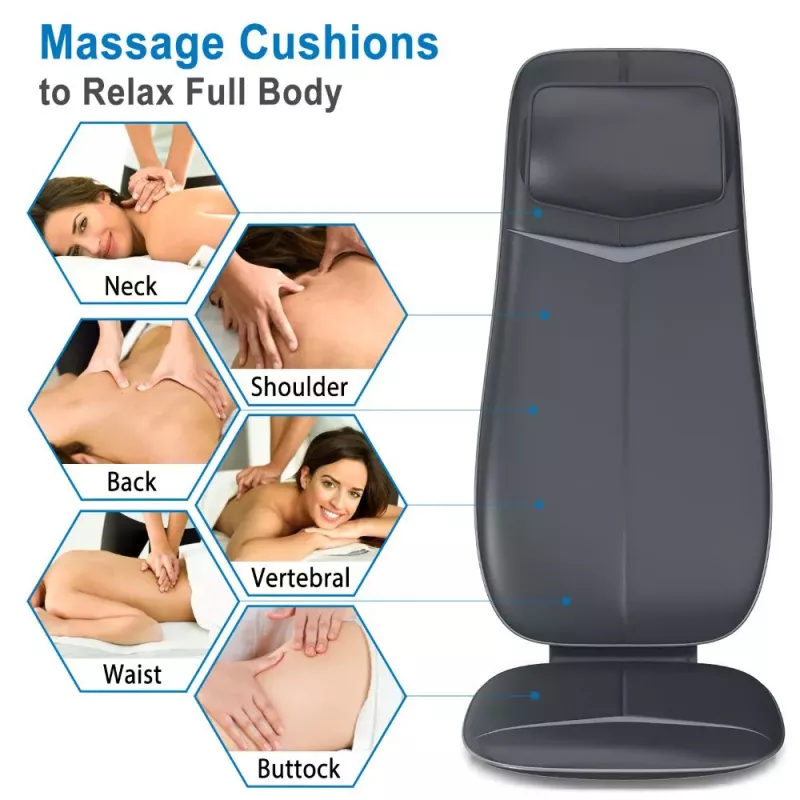 RENPHO Coussin de massage nuque et dos noir (PEU-RF-BM076-BK)