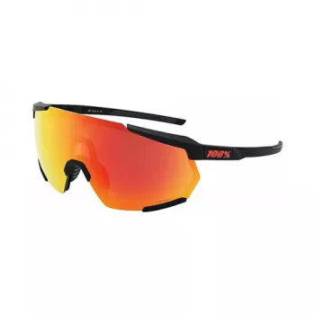 100% Racetrap 3.0 HiPER Lens Soft Tact Black Performance Sunglasses