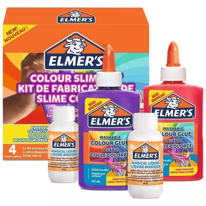 Kit de slime DIY coloré ELMER'S opaque