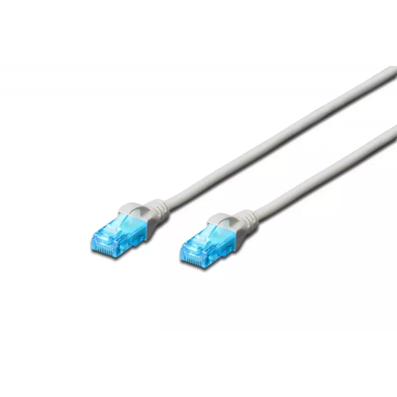 Câble patch DIGITUS CAT 5e U/UTP, 15 m, gris (DK-1511-150)