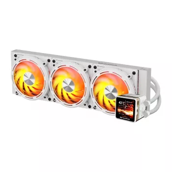 Refroidissement liquide CPU Darkflash DE360, blanc