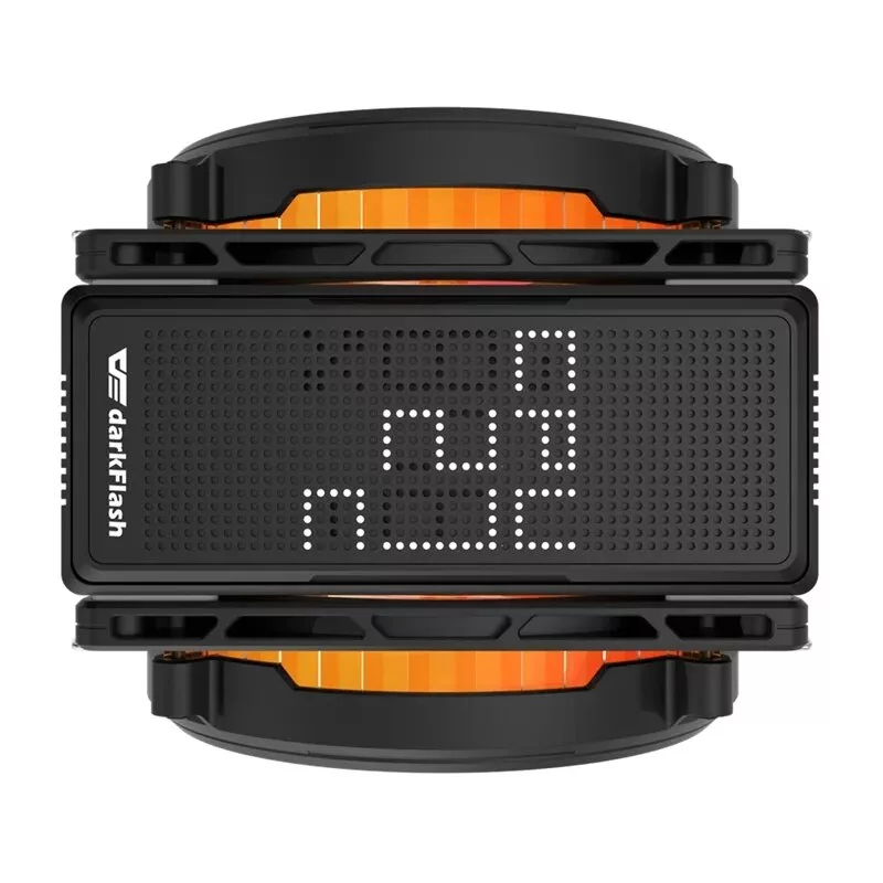 Refroidisseur CPU actif Darkflash E400 PLUS, noir