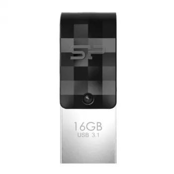 Clé USB Silicon Power Mobile C31 16 Go USB 3.1 Gen 1 / USB-C noire