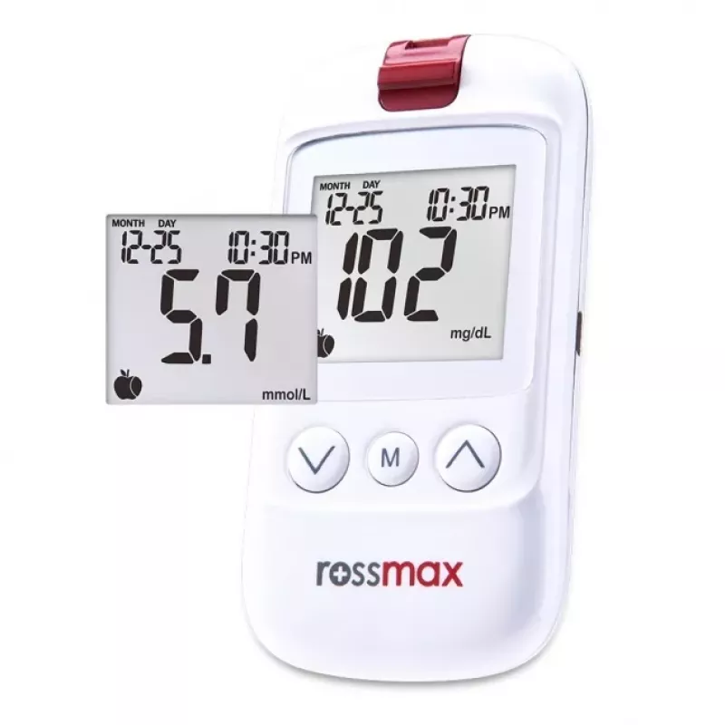 Glucomètre ROSSMAX HS200 BT avec Bluetooth