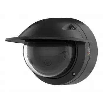 AXIS Q3819-PVE Boîtier – Boîtier de caméra extérieure noir avec vis et protection contre les intempéries