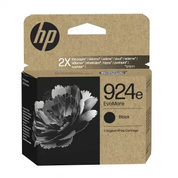 Cartouche d'encre originale HP 924e EvoMore Noir