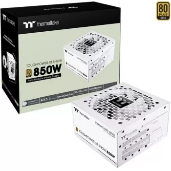 Bloc d'alimentation Thermaltake Toughpower XT Snow 850 W ATX 3.1 80 PLUS Gold entièrement modulaire