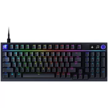Clavier gaming Logitech G316 X 98, disposition hongroise, noir, filaire, Lightsync RGB