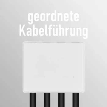 Boîtier Keystone EFB 4 ports en saillie blanc pur