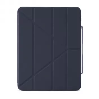 Étui à crayon Pipetto Origami No3 iPad Pro 13 M4/M5 bleu foncé (P053-113-AG)