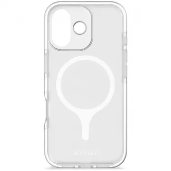 Coque arrière transparente Decoded DropTec pour iPhone 17 avec MagSafe (Frosted White)