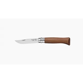 Couteau de poche Opinel N° 08 avec manche en bois de noyer