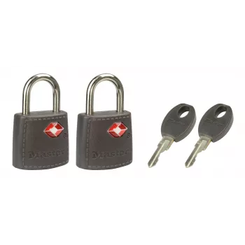 2 cadenas Master Lock 20 mm cylindre 3 broches 4695EURTAST