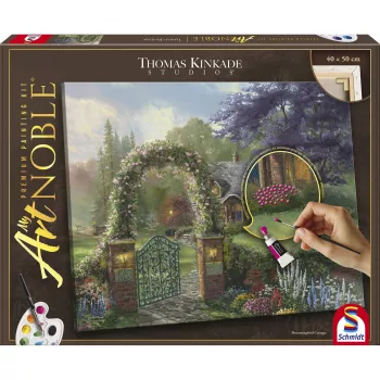 Puzzle 1000 pièces Schmidt My ArtNOBLE Thomas Kinkade - Hummingbird Cottage