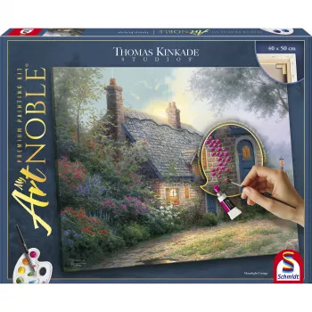 Puzzle 1000 pièces Schmidt My ArtNOBLE Thomas Kinkade - Moonlight Cottage