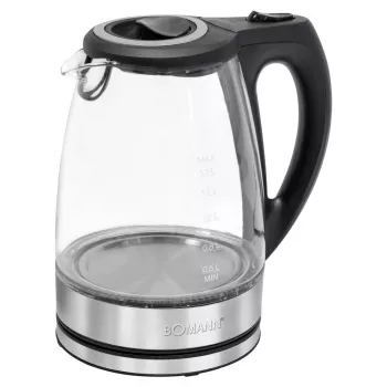 Bouilloire électrique Bomann WKS 6032 G CB 1,7 L transparente 2200 W