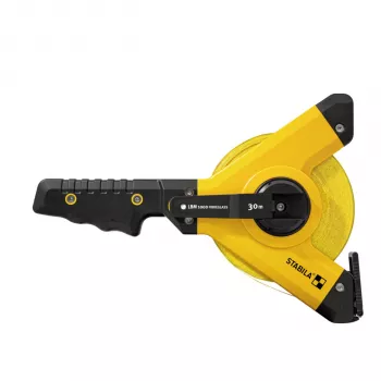 STABILA LBM 1000 Décamètre à ruban ouvert en fibre de verre 30 m