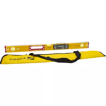 Niveau à bulle numérique STABILA TECH 196 DL 81 cm avec butées antidérapantes et sac