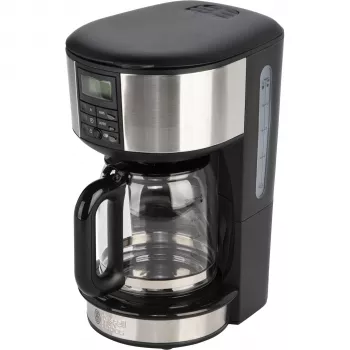 Cafetière à filtre semi-automatique Russell Hobbs Buckingham 20680-56, 1,25 l, 1000 W, noir/argent