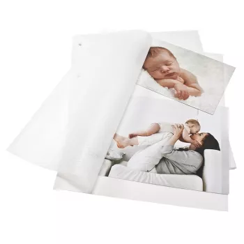 Carton photo Goldbuch blanc DIN A4 avec papier cristal 20 feuilles 83001
