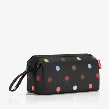 Trousse de toilette Reisenthel WC7009 Travel Cosmetic Dots - polyester multicolore avec fermeture à glissière, 3 poches