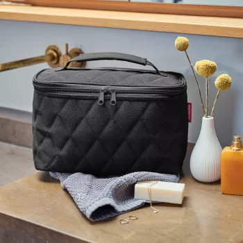 Trousse de maquillage Reisenthel Rhombus noire (ML7059)