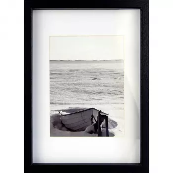 Cadre photo NIELSEN DESIGN Aura noir 21x29,7 cm bois avec passe-partout 1121000