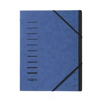 Classeur Pagna 40059-02 12 compartiments, A4, bleu