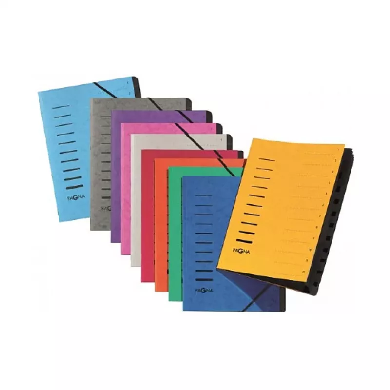 Classeur Pagna 40059-02 12 compartiments, A4, bleu