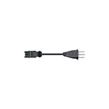 Câble d'alimentation BACHMANN H05VV-F 3G1,0mm 5,0m noir GST18/T12
