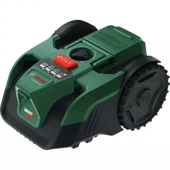 BOSCH VISIMOW18V-100 Robotic Lawnmower (Green/Black, 1x 4.0Ah Li-Ion Battery, 1x Replacement Blade, POWER FOR ALL ALLIANCE)