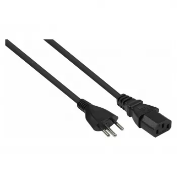 Cordon d'alimentation suisse Kabelmeister Type J SEV 1011 vers IEC C13 noir 1,8 m