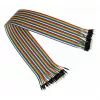 Fils de raccordement Kabelmeister Jumper Wire 40 broches, fils séparables pour Arduino, Raspberry Pi, etc., mâle vers mâle