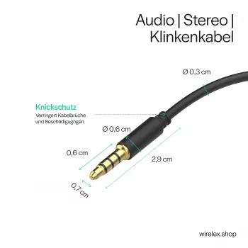 Câble audio jack ShiverPeaks mini-jack