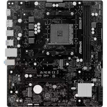 Carte mère ASRock B550M-P AM4 mATX - chipset AMD B550, DDR4, PCIe 4.0