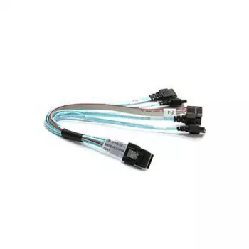 Supermicro CBL-0118L-02 Câble Mini-SAS vers SATA, 4 voies, 23 cm