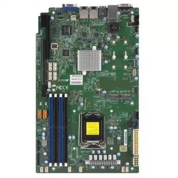 Carte mère Supermicro X11SCW-F socket LGA1151 chipset C246 Micro-ATX DDR4 128 Go 2x Gigabit LAN IPMI pack retail