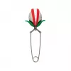 OTOTO Tea Trap boule à thé - vert/rouge - acier inoxydable et plastique - 160 mm