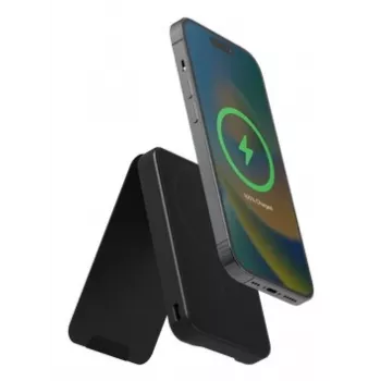 Batterie externe Mophie Snap+ Mini Stand 5000 mAh noire